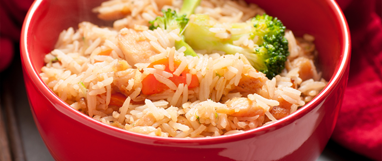 Di: Hühnerfrikassee mit Reis 